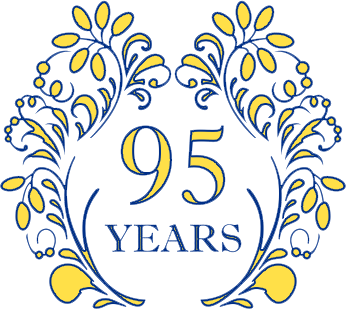 95th anniversary logo